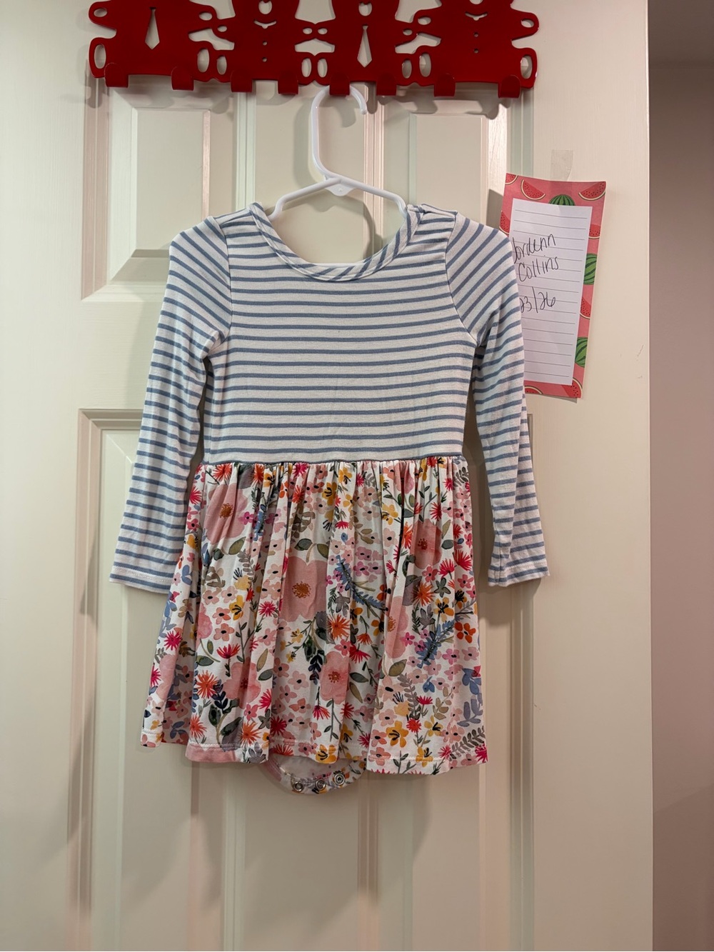 Little Sleepies Mauve Meadows Skater Dress 18-24